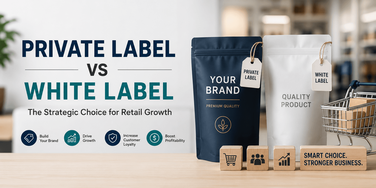 Private Label vs White Label: The Strategic Choice for Retail Growth