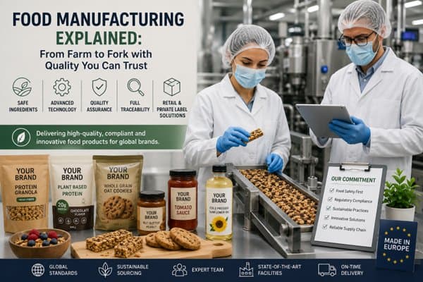 Private Label Food Manufacturing: How to Build Retail-Ready Food Products Without Buying a Factory
