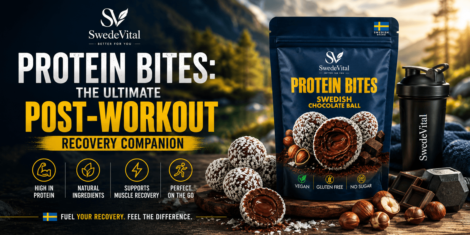 Why SwedeVital Protein Bites Are the Perfect Post‑Workout Recovery Snack